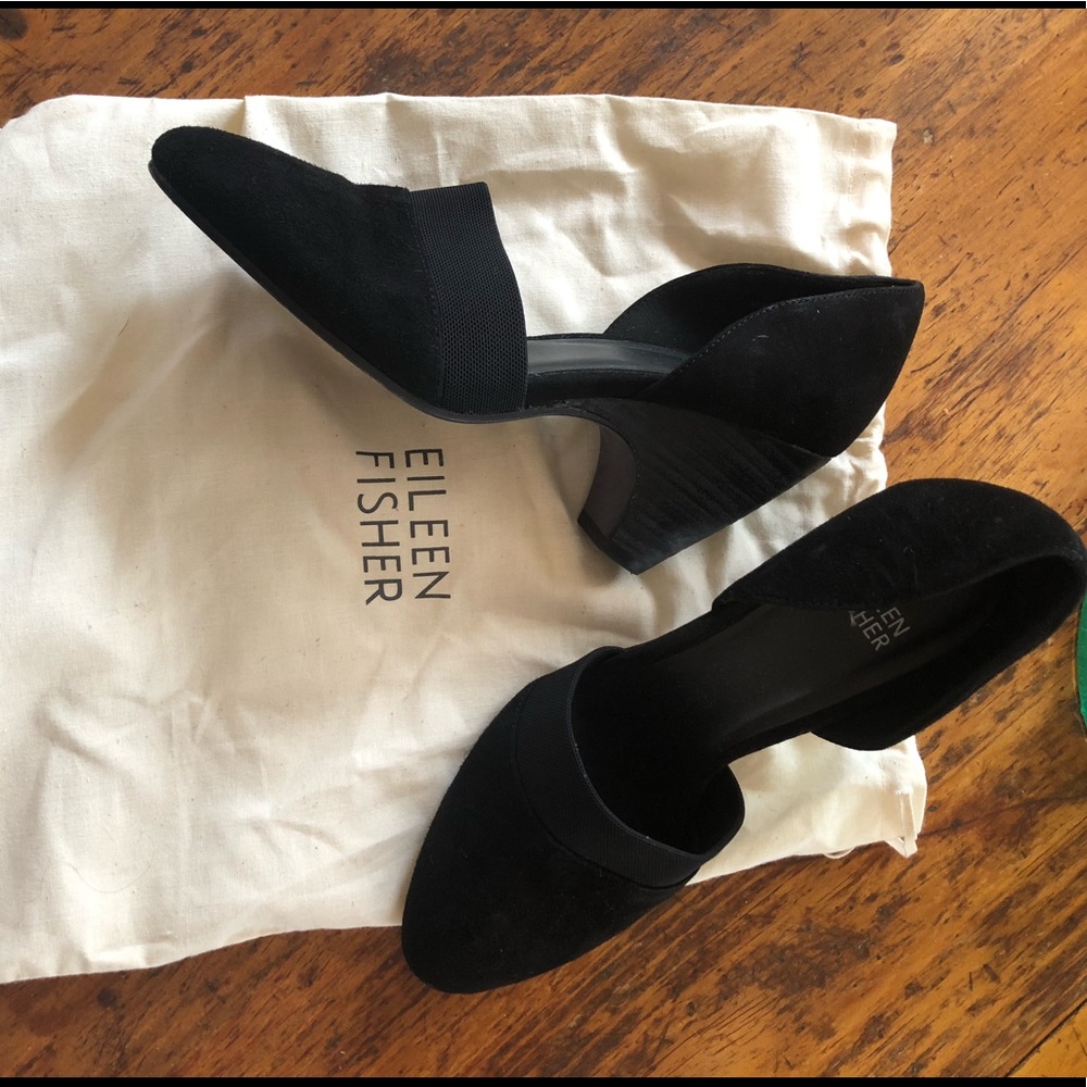 Eileen Fisher Black Heels